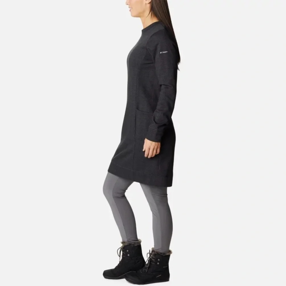 NWT Columbia Lodge Sweater Dress Gray XS Long Sleeve - Picture 3 of 12